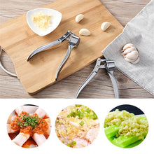 Stainless Steel Garlic Press & Ginger Crusher – Handheld Multifunction Kitchen Tool