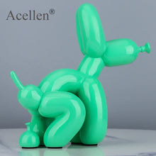 Resin Cute Squat Balloon Dog Figurine – Decor, Creative Home Accessories