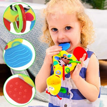 Baby Rattle & Teether Toys -  Bite-Safe, Crib & Stroller Hanging