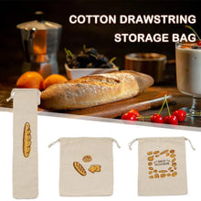 Reusable Linen Bread Bags – Large, Washable, Unbleached Storage