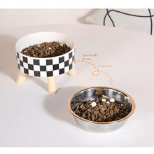 Elevated Cat Feeder Bowl - Anti-Choking Raised Food & Water Bowl with Stand