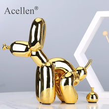 Resin Cute Squat Balloon Dog Figurine – Decor, Creative Home Accessories