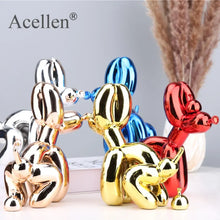 Resin Cute Squat Balloon Dog Figurine – Decor, Creative Home Accessories