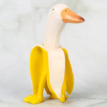 Banana Duck Art Ornament – Quirky Desktop Craft Statue for Home Décor