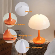 Minimalist LED Touch Sensor Table Lamp – Rechargeable Night Light for Home & Decor