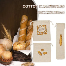 Reusable Linen Bread Bags – Large, Washable, Unbleached Storage