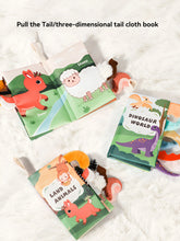 3D Animal Cloth Book with Crinkle Sound - Educational Baby Toy