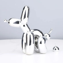 Resin Cute Squat Balloon Dog Figurine – Decor, Creative Home Accessories