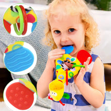 Baby Rattle & Teether Toys -  Bite-Safe, Crib & Stroller Hanging