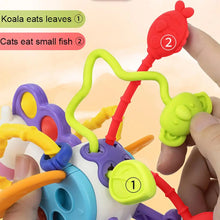 Montessori Animal Pull Toy - Colorful Sensory Toys for Babies & Toddlers