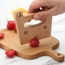 Kids' Wooden Safety Knife Montessori – Cute Shape Kitchen Tool for Cutting Fruits & Vegetables