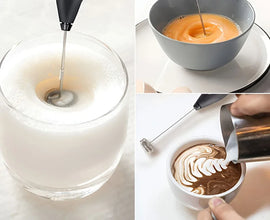 USB Rechargeable 2-in-1 Electric Egg Beater & Mini Blender – Perfect for Coffee, Whisking, Mixing