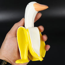 Banana Duck Art Ornament – Quirky Desktop Craft Statue for Home Décor