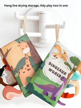 3D Animal Cloth Book with Crinkle Sound - Educational Baby Toy