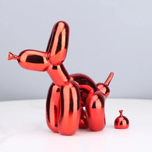 Resin Cute Squat Balloon Dog Figurine – Decor, Creative Home Accessories