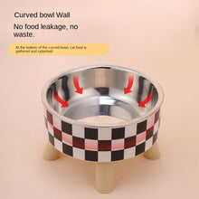 Elevated Cat Feeder Bowl - Anti-Choking Raised Food & Water Bowl with Stand