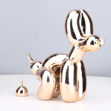 Resin Cute Squat Balloon Dog Figurine – Decor, Creative Home Accessories