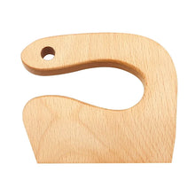 Kids' Wooden Safety Knife Montessori – Cute Shape Kitchen Tool for Cutting Fruits & Vegetables