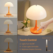 Minimalist LED Touch Sensor Table Lamp – Rechargeable Night Light for Home & Decor