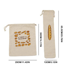 Reusable Linen Bread Bags – Large, Washable, Unbleached Storage