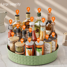 360° Rotating Seasoning Storage Rack – Multifunctional Turntable Organizer