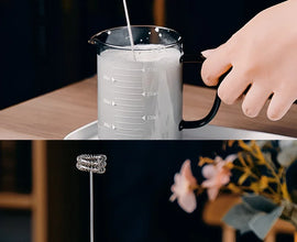 USB Rechargeable 2-in-1 Electric Egg Beater & Mini Blender – Perfect for Coffee, Whisking, Mixing