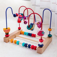 Montessori Bead Maze Adventure – Wooden Roller Coaster Toy for Toddlers