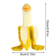 Banana Duck Art Ornament – Quirky Desktop Craft Statue for Home Décor