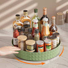 360° Rotating Seasoning Storage Rack – Multifunctional Turntable Organizer