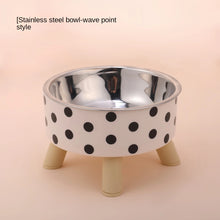 Elevated Cat Feeder Bowl - Anti-Choking Raised Food & Water Bowl with Stand