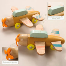 Wooden Birthday Train Toy - Montessori Puzzle Track Car