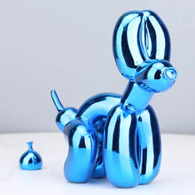 Resin Cute Squat Balloon Dog Figurine – Decor, Creative Home Accessories